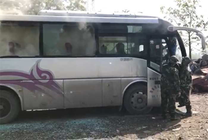 火灾演练图片