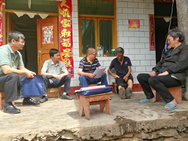 结对帮扶入户  助力脱贫攻坚