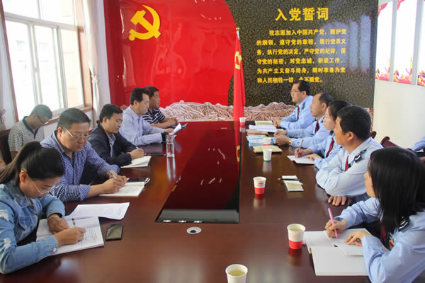 陇运集团公司机关党支部与市税务局第十五党支部开展党建联建活动
