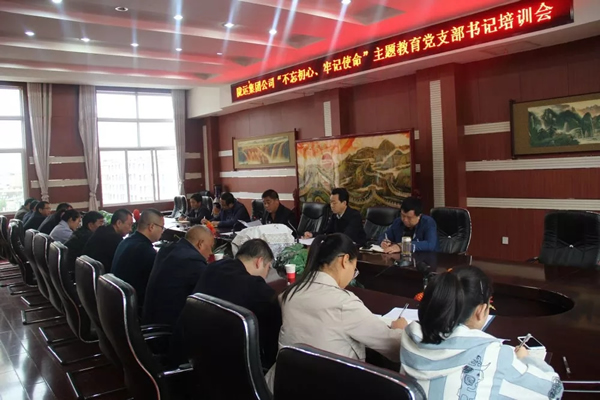 陇运集团公司召开“不忘初心、牢记使命”主题教育党支部书记培训会