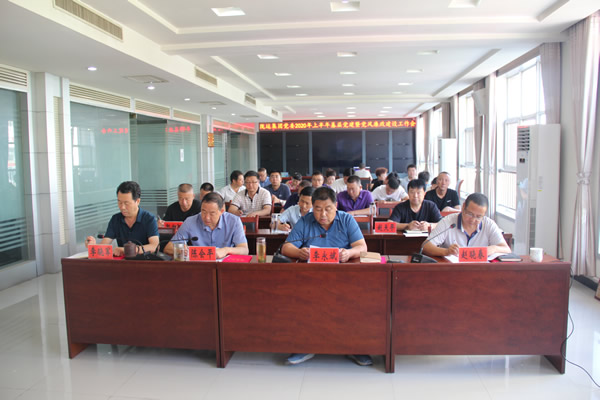 陇运集团公司党委召开2020年上半年基层党建暨党风廉政建设工作会议
