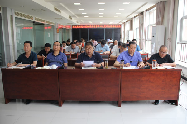 陇运集团公司传达学习省第十四次党代会精神