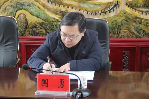 市政府国资委党委巡学旁听组巡听陇运集团公司党委理论学习中心组学习会议