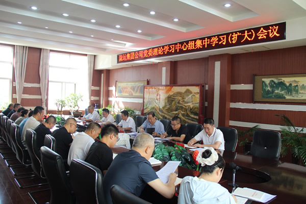 陇南市陇运集团公司召开党委理论学习中心组集中学习（扩大）会议