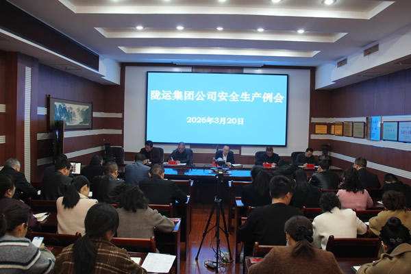 陇南市陇运集团公司召开2026年3月份安全生产例会