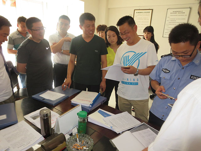 徽县道路运输行业来我公司进行学习交流