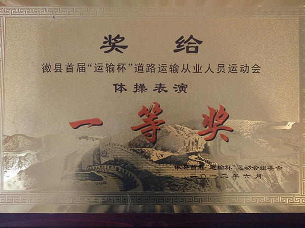 徽县“运输杯”运动会体操表演